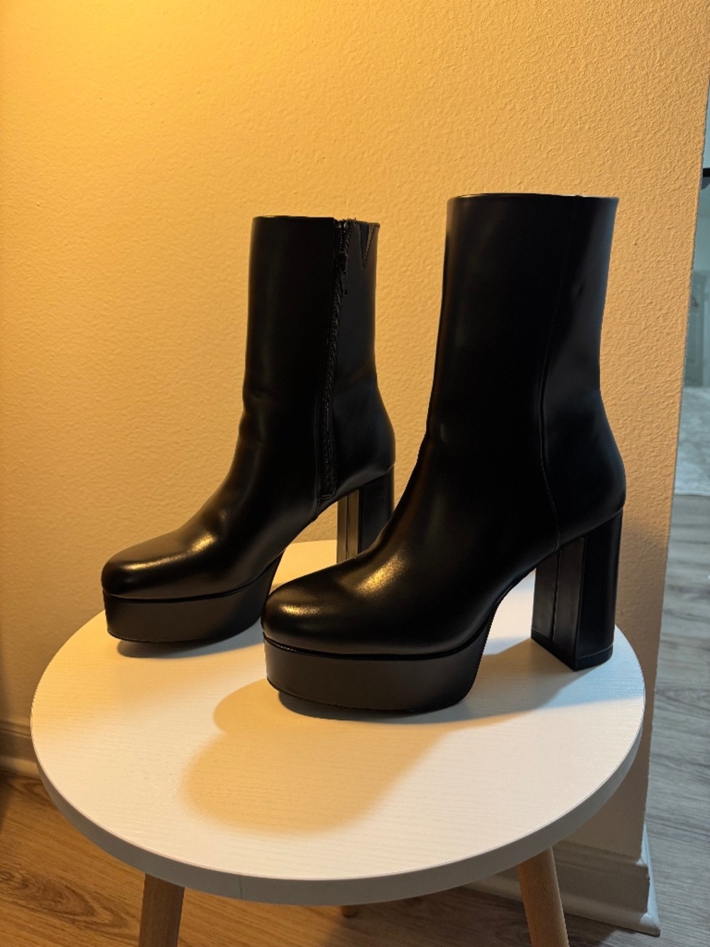 H&M Platform Midi Boots
